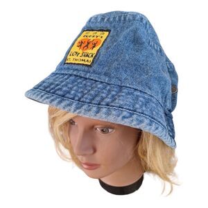 KC Caps Headshots Denim Bucket Hat Duffys Love Shack St. Thomas Y2K vented
